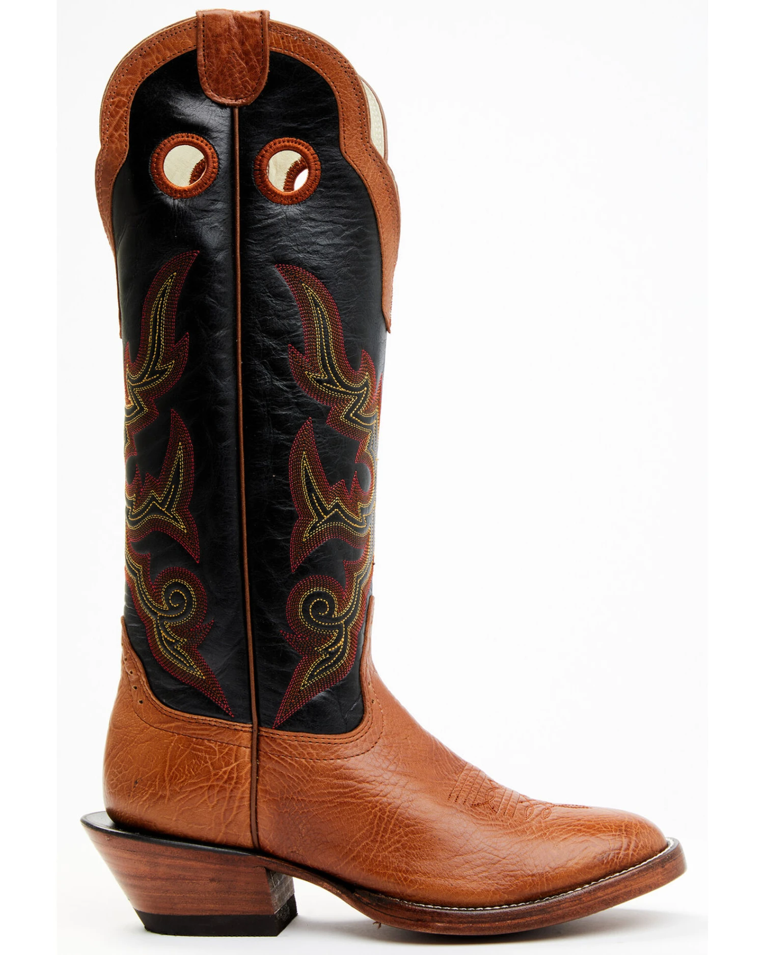 Hondo Boots Men's Spanish Shoulder Western Boots - Round Toe 4 Hondo Boots Men's Spanish Shoulder Western Boots - Round Toe - Image 2