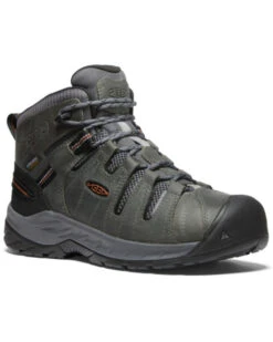 Keen Men's Flint II Mid Waterproof Work Boots - Round Toe